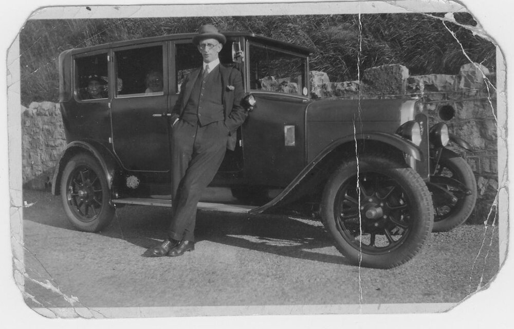 Copy of Father with Car mid 1930s.JPG