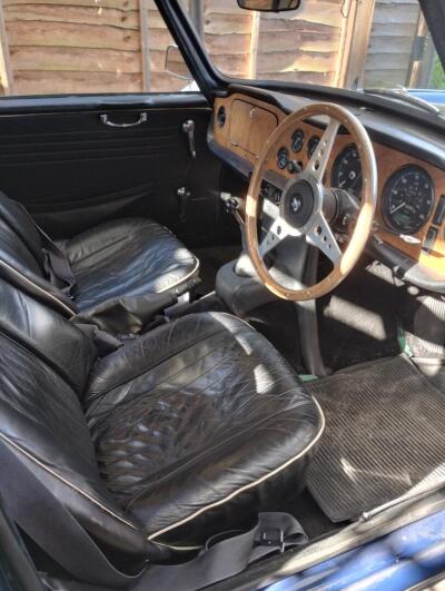 A Nice Blue 1968 TR5 For Sale: £31,500