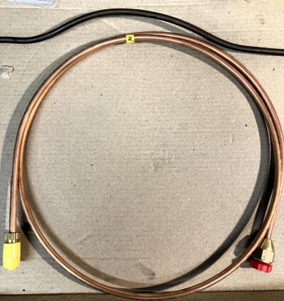 Brake Pipe Set For TR6 with Metric Calipers