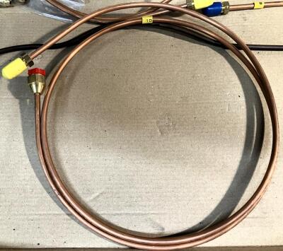 Brake Pipe Set For TR6 with Metric Calipers