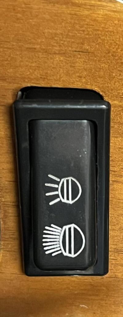Headlight Rocker Switch  (ORIGINAL) 1974