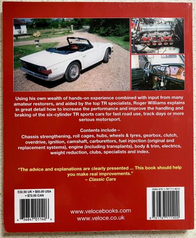 How to Improve Triumph TR5, 250 & 6 - Updated & Revised by Roger Williams (2017)