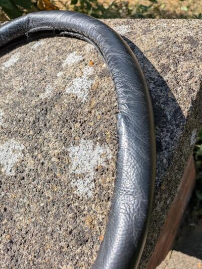 Leather Steering Wheel Cover