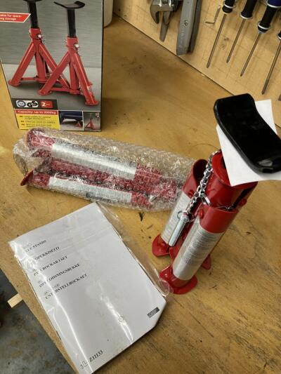 Pair of Folding Axle Stands