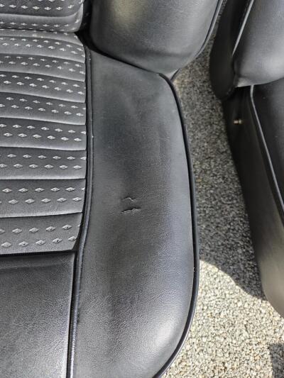 Pair of original TR6 (1972) seats and runners