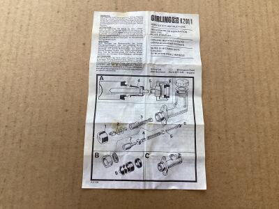 TR3/3A …     ORIGINAL GIRLING MASTER CYLINDER  …. BRAKE OR CLUTCH …. FREE UK CARRIAGE