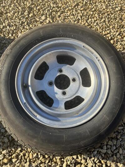 TR4 / TR5 / TR6 6x15 Wolfrace Wheels