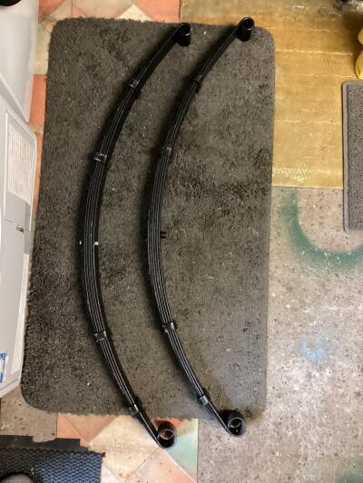 TR4 Rear Leaf springs deep dish