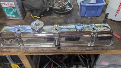 TR5/6 Chromed Rocker Cover - SOLD