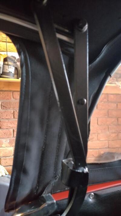 TR5/6 hood with very good frame