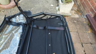 TR5/6 hood with very good frame