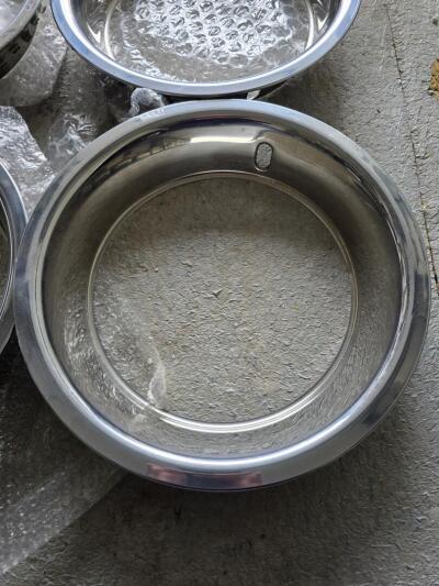 TR6 16" SS wheel embellishers