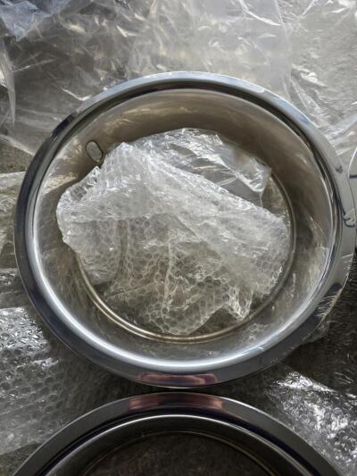 TR6 16" SS wheel embellishers