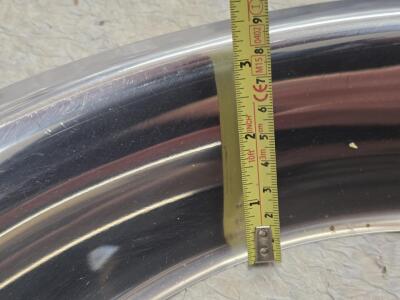 TR6 16" SS wheel embellishers
