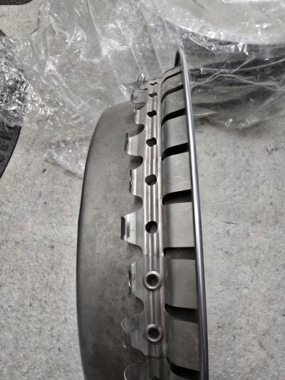 TR6 16" SS wheel embellishers