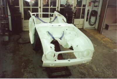 Triumph TR4 1964 White Soft Top