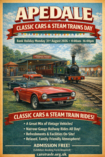 Apedale Classic Cars and Steam Trains Day 