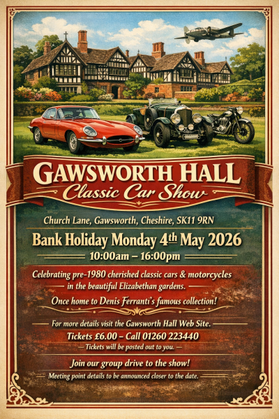 Gawsworth Hall Classic Car Show 