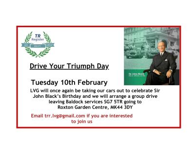 Drive your Triumph Day 2026