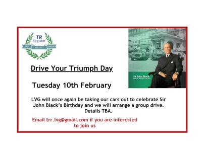 Drive your Triumph Day 2026