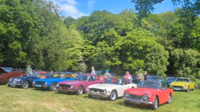 East Saxons at Little Baddow Open Gardens Car Show