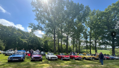 East Saxons at Little Baddow Open Gardens Car Show