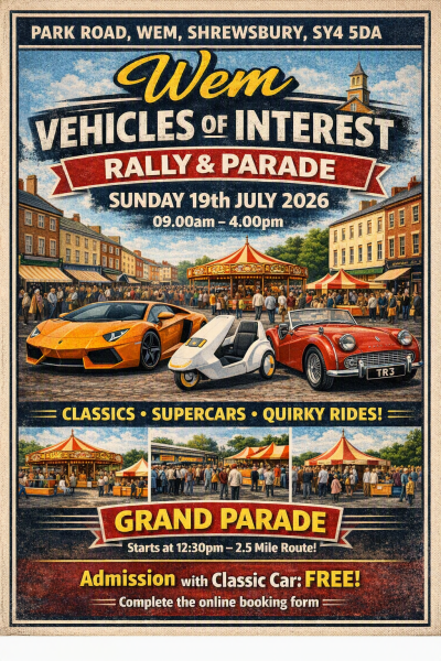 Wem Vehicles of Interest Rally & Parade