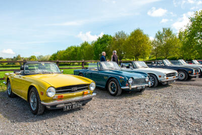 Brunel on Drive It Day 2025 - New Manor Farm Shop - 27 April 2025