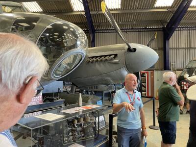 LVG visit De Havilland Museum