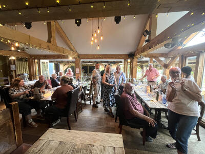 Glavon Group on Wye Dean's Run with clues - 15th June 2025