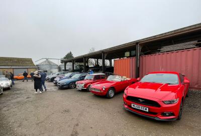KVG attend a misty morning at Browns Classics Breakfast Meet