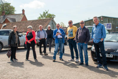 Brunel on Drive It Day 2025 - New Manor Farm Shop - 27 April 2025
