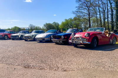 Brunel TRs at a Bright and Sunny Salt & Malt - 19 April 2026