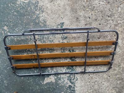 Boot Rack for TR - Very Good Condition - Chrome & Oak Slats