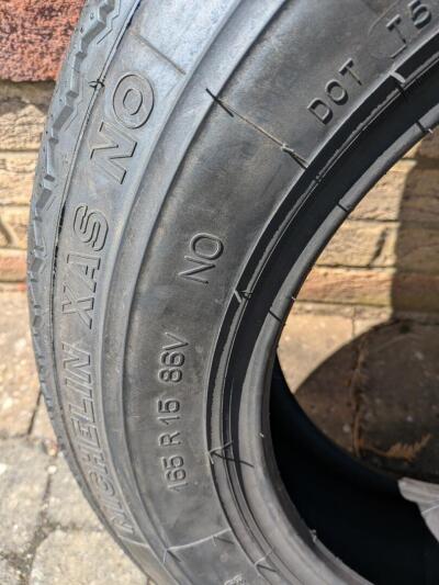 Five Michelin XAS Tyres