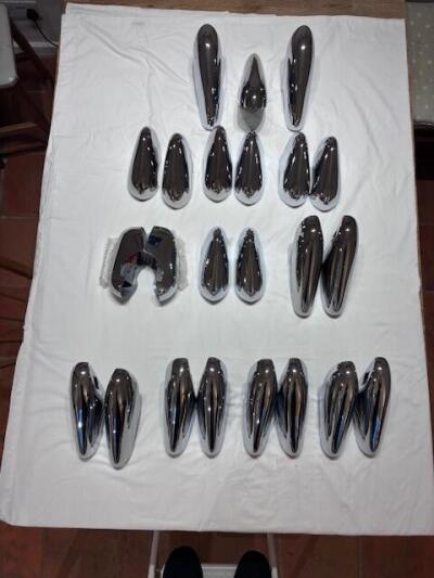 For Sale -TR4/4A/5 Front & Rear Rechromed Over Riders