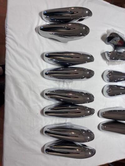 For Sale -TR4/4A/5 Front & Rear Rechromed Over Riders