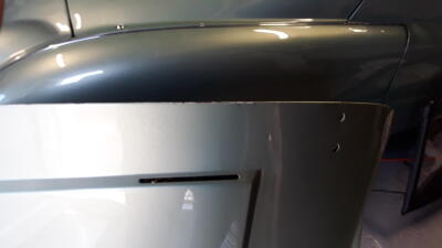 Original steel TR3a bonnet