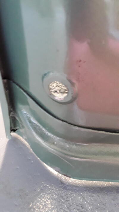 Original steel TR3a bonnet
