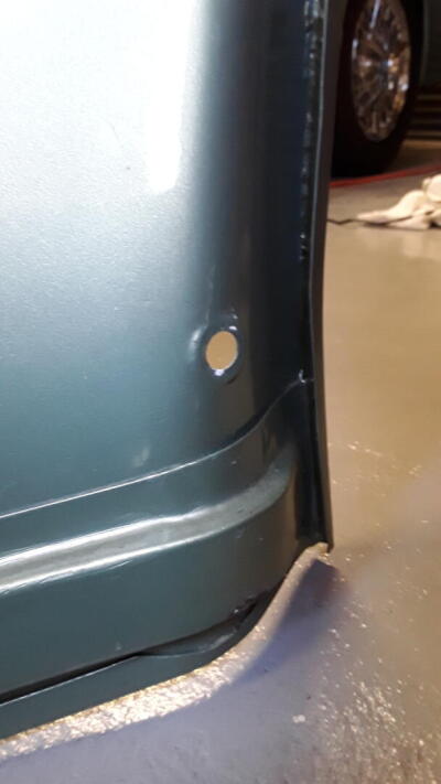Original steel TR3a bonnet