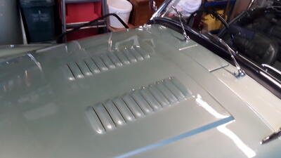 Original steel TR3a bonnet