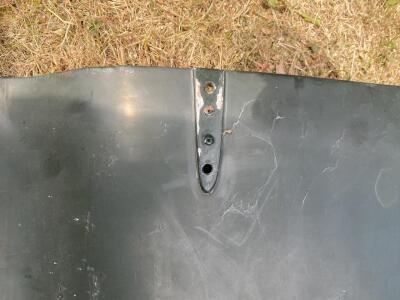 TR3A Boot Lid - Solid & Correct with raised hinge mounts