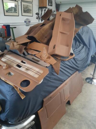 TR7 interior