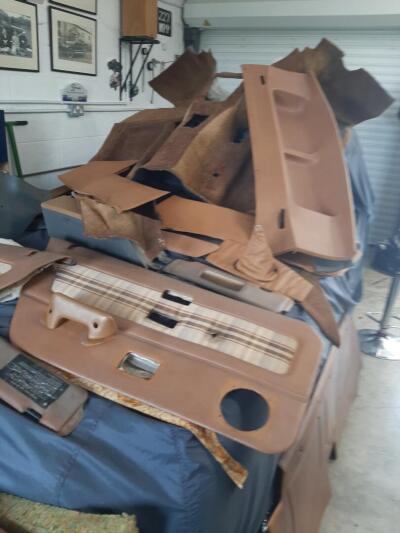 TR7 interior