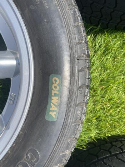 Triumph TR4 and TR4A  Minilite Style Alloy Wheels Set Of 4 With Conway Tyres
