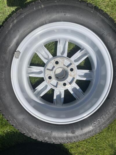 Triumph TR4 and TR4A  Minilite Style Alloy Wheels Set Of 4 With Conway Tyres
