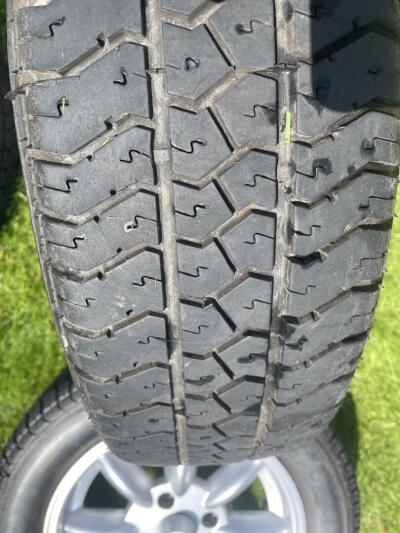 Triumph TR4 and TR4A  Minilite Style Alloy Wheels Set Of 4 With Conway Tyres