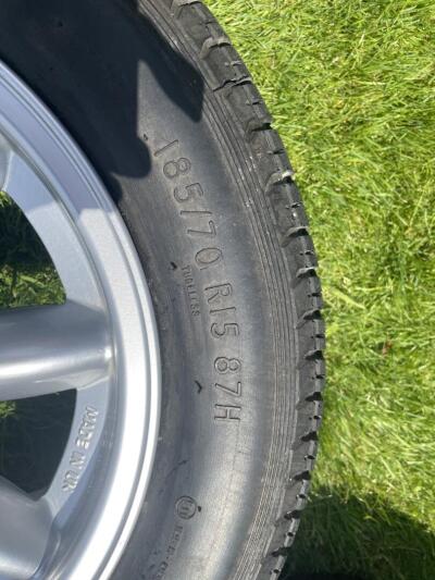 Triumph TR4 and TR4A  Minilite Style Alloy Wheels Set Of 4 With Conway Tyres