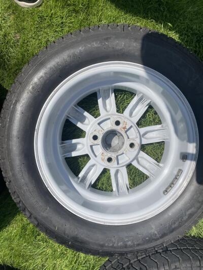 Triumph TR4 and TR4A  Minilite Style Alloy Wheels Set Of 4 With Conway Tyres