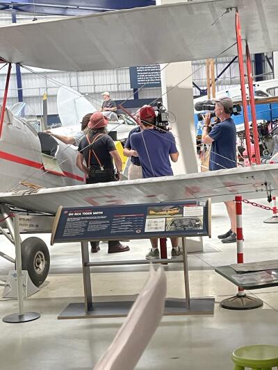 LVG visit De Havilland Museum